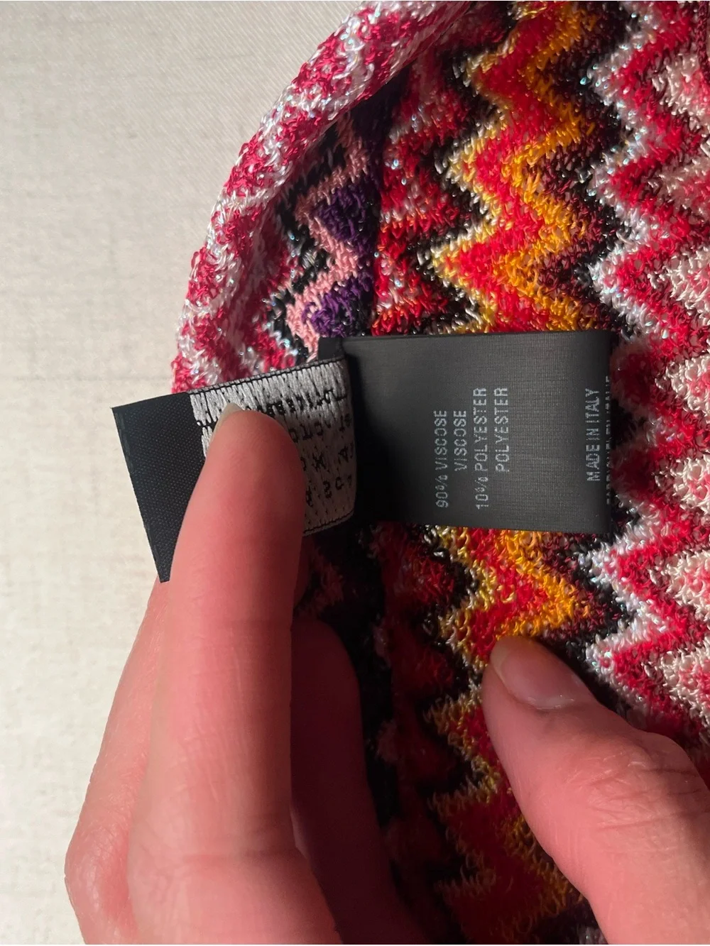 Missoni Mare Multicolor Chevron Beach Swimwear - Picture 9 of 9